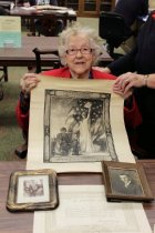 Frances Adams Unger at "Saving Memories Day"